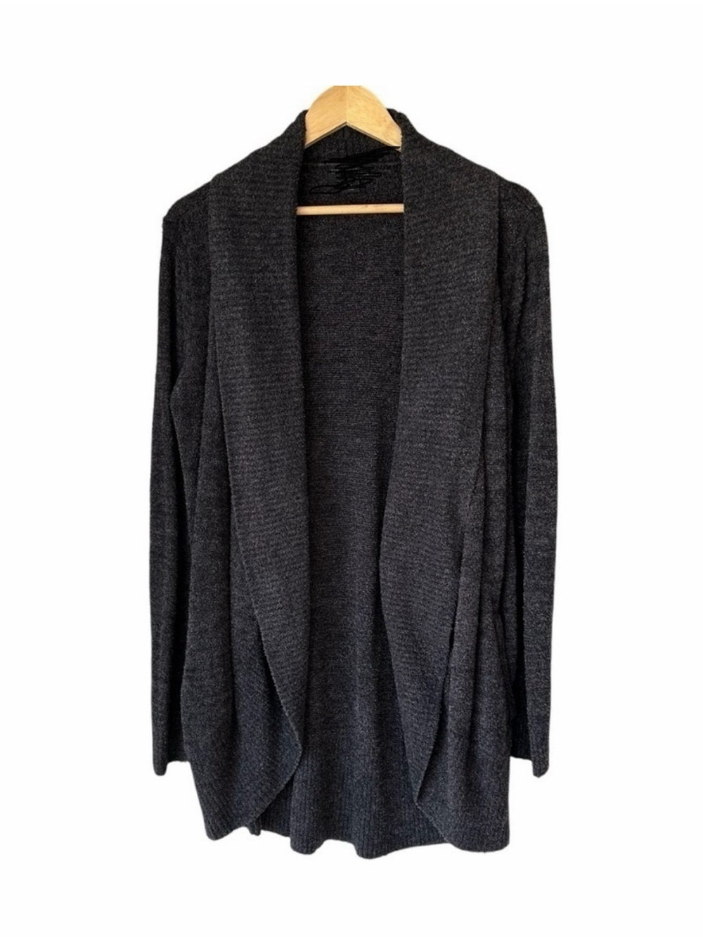 Barefoot Dreams Charcoal Open-Front Women's Cardigan